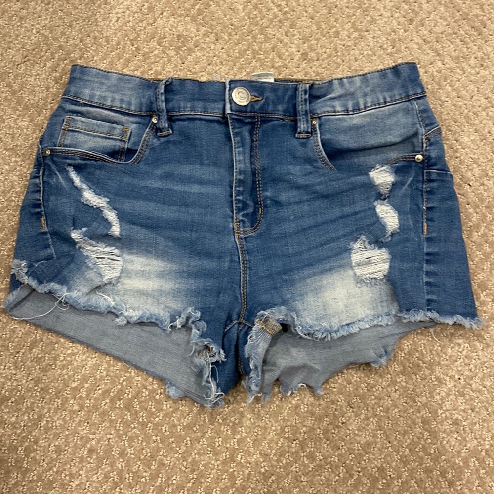 Charlotte Russe High Waisted Jean Shorts